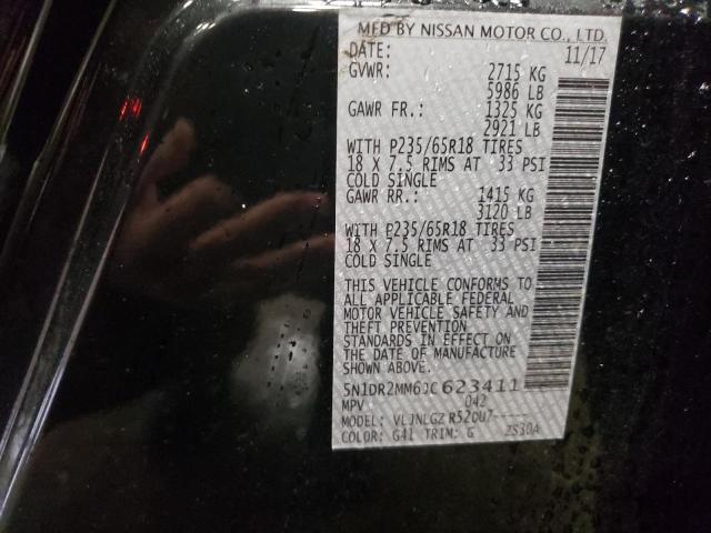 2018 NISSAN PATHFINDER - 5N1DR2MM6JC623411