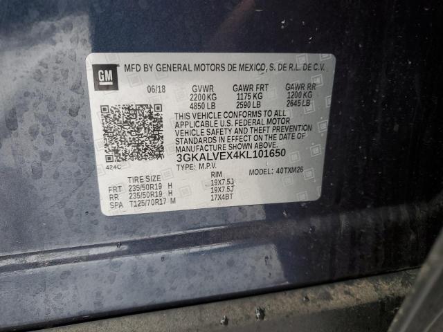 2019 GMC TERRAIN SL - 3GKALVEX4KL101650