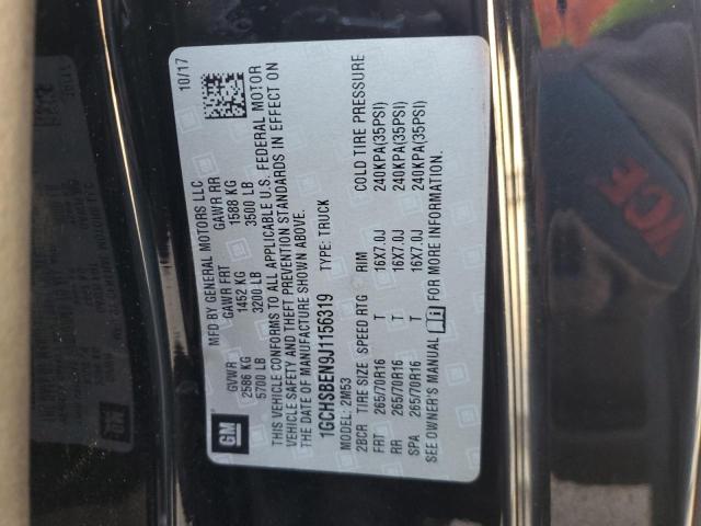 2018 CHEVROLET COLORADO - 1GCHSBEN9J1156319