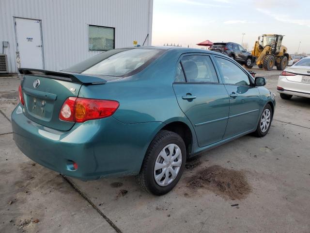 TOYOTA COROLLA BA 2009 teal  gas 1NXBU40E99Z100759 photo #4