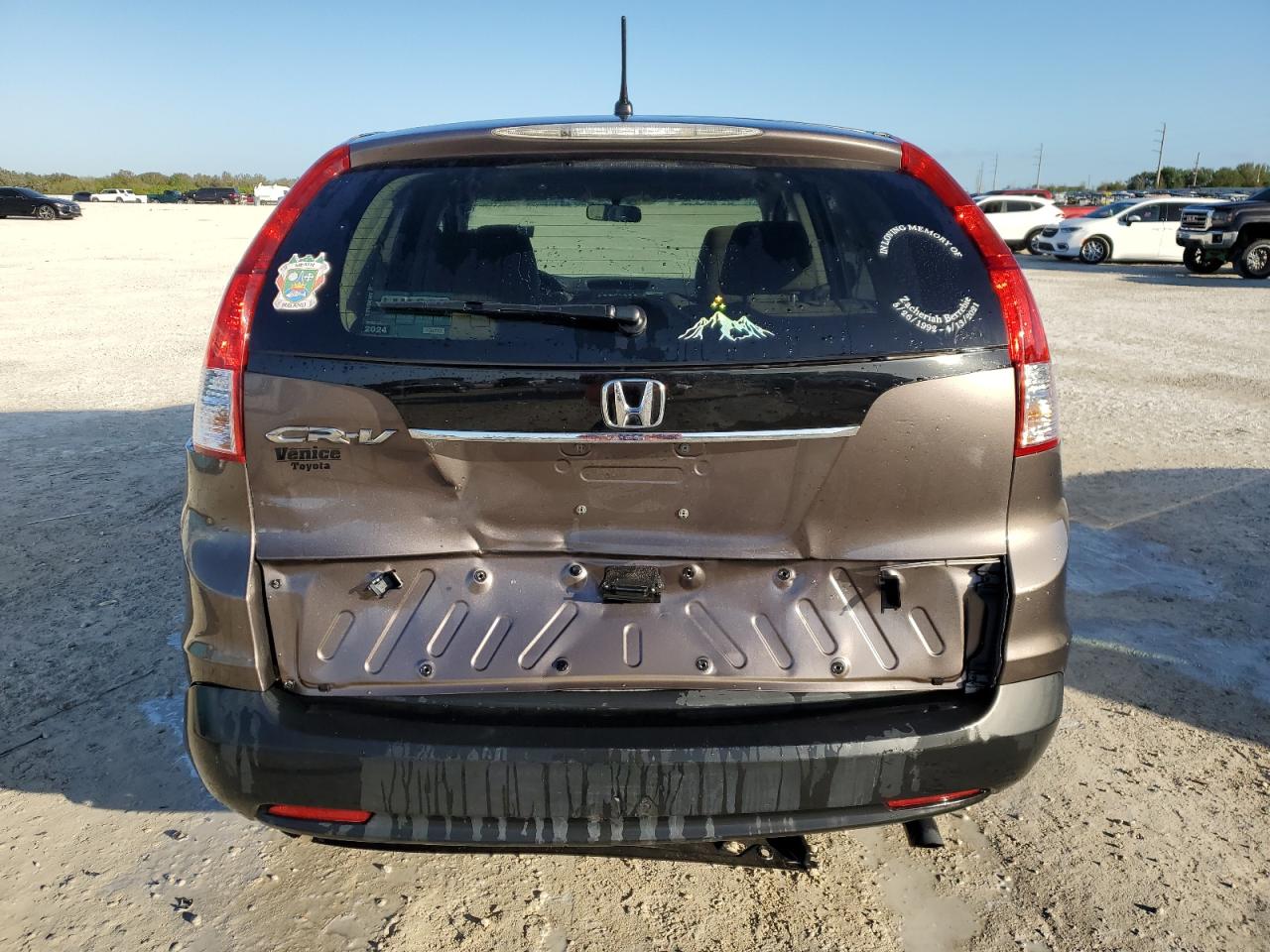 Lot #3048633101 2014 HONDA CR-V EX