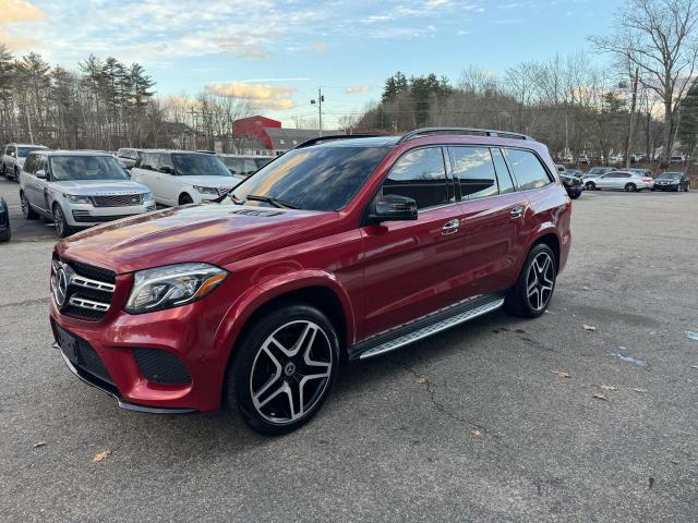 MERCEDES-BENZ GLS 550 4M 2017 red 4dr spor gas 4JGDF7DE2HA905744 photo #3