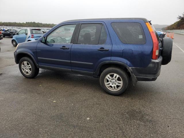 HONDA CR-V EX 2002 blue  gas SHSRD78892U011350 photo #3