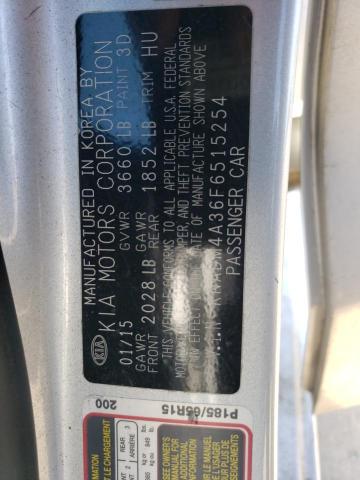 2015 KIA RIO LX - KNADM4A36F6515254