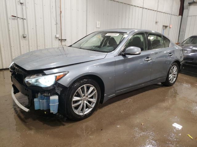 INFINITI Q50 BASE 2014 blue  gas JN1BV7AR2EM681006 photo #1