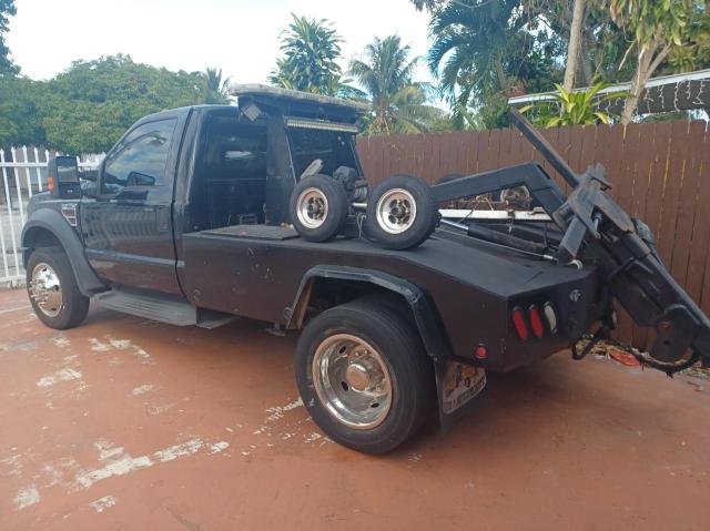 FORD F450 SUPER 2008 black chassis diesel 1FDXF46R68EA02985 photo #4