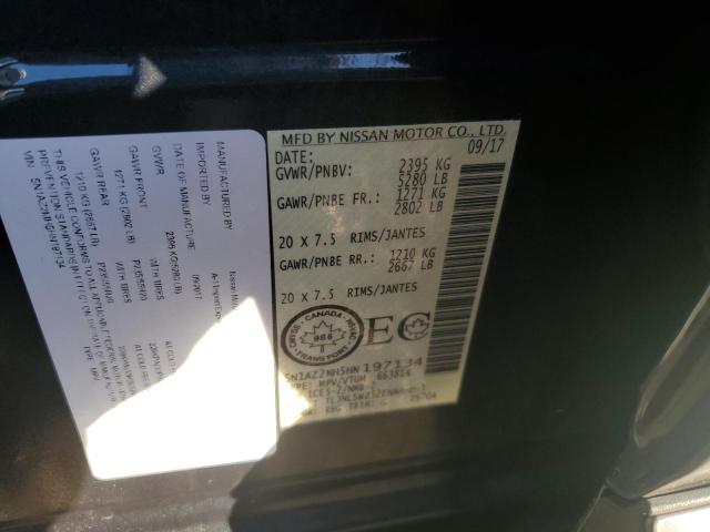 2017 NISSAN MURANO S - 5N1AZ2MH5HN197134