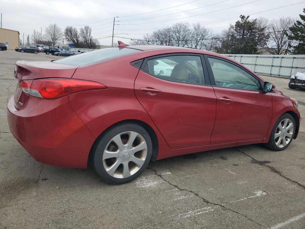 Lot #3040833759 2012 HYUNDAI ELANTRA GL