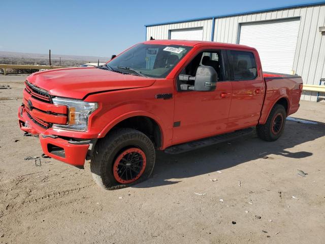 FORD F150 SUPER 2019 red  gas 1FTEW1E40KKE37400 photo #1