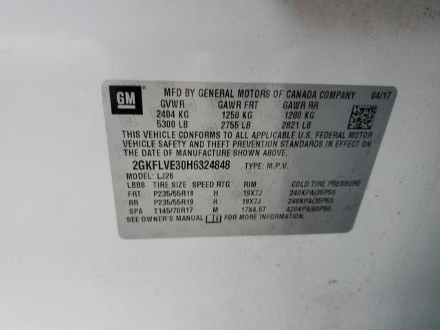 2017 GMC TERRAIN DE - 2GKFLVE30H6324848