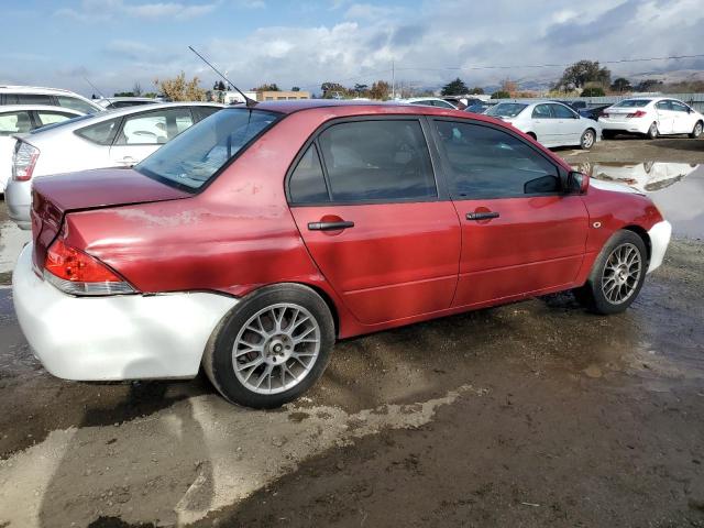 MITSUBISHI LANCER ES 2004 red  gas JA3AJ26E24U069575 photo #4