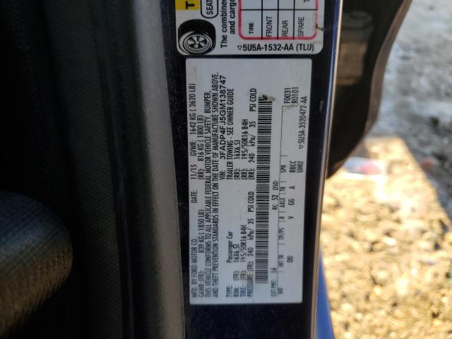 2016 FORD FIESTA 3FADP4FJ5GM138747