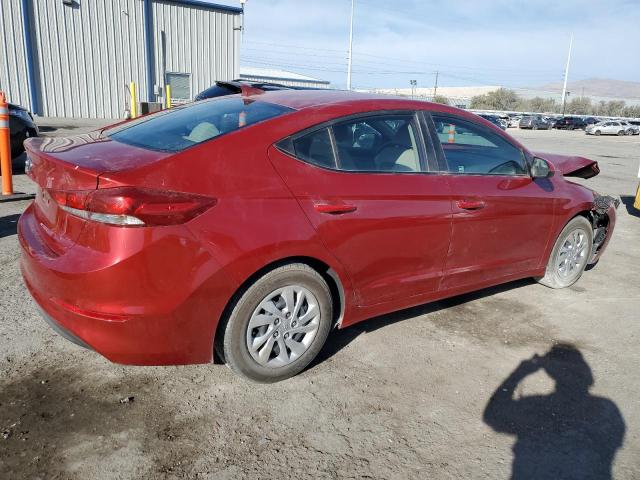 HYUNDAI ELANTRA SE 2017 red sedan 4d gas KMHD74LF5HU315509 photo #4