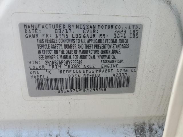 2017 NISSAN SENTRA S - 3N1AB7AP9HY299348