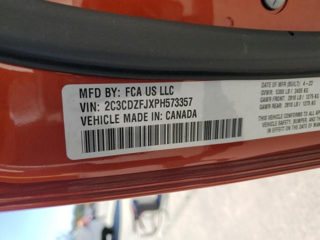 2023 DODGE CHALLENGER - 2C3CDZFJXPH573357