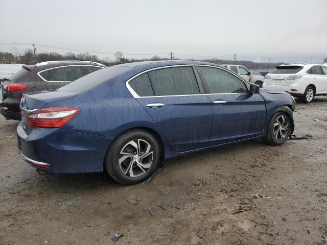 HONDA ACCORD LX 2017 blue  gas 1HGCR2F35HA233184 photo #4