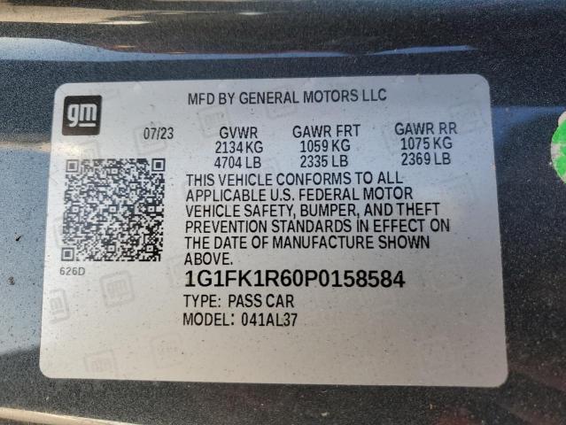 2023 CHEVROLET CAMARO ZL1 - 1G1FK1R60P0158584