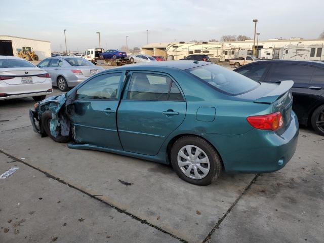 TOYOTA COROLLA BA 2009 teal  gas 1NXBU40E99Z100759 photo #3