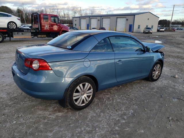 VOLKSWAGEN EOS TURBO 2008 blue converti gas WVWBA71F58V028800 photo #4