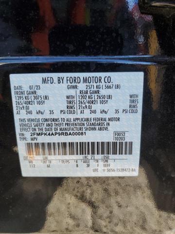 2024 FORD EDGE ST - 2FMPK4AP9RBA00081