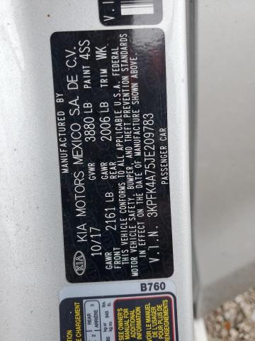 2018 KIA FORTE LX 3KPFK4A75JE209783
