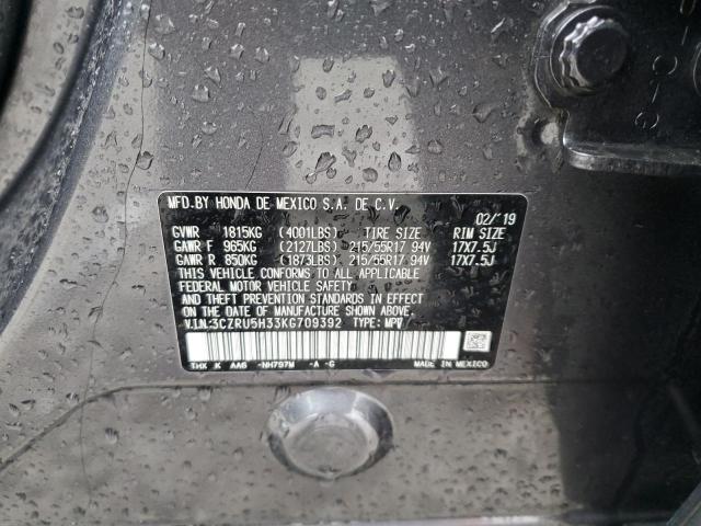 2019 HONDA HR-V LX - 3CZRU5H33KG709392
