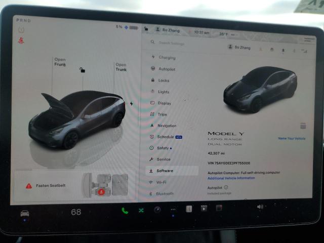 2023 TESLA MODEL Y - 7SAYGDEE3PF755006