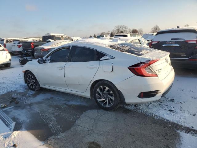 HONDA CIVIC EX 2018 white  gas 19XFC2F72JE043958 photo #3