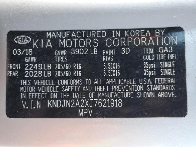 2018 KIA SOUL - KNDJN2A2XJ7621918