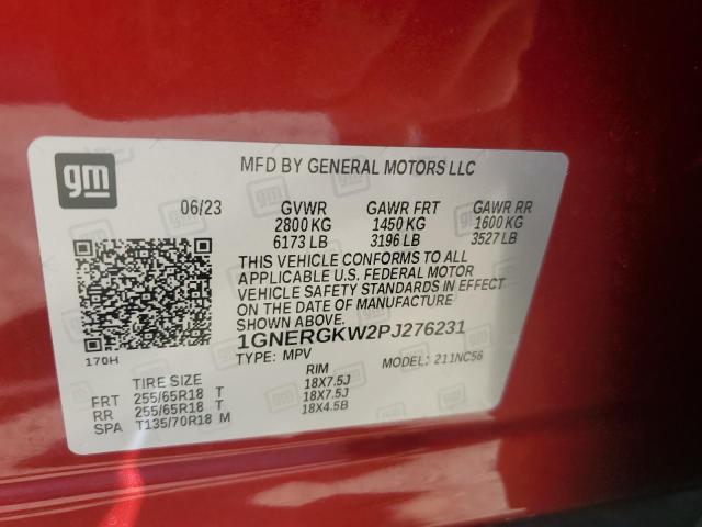 2023 CHEVROLET TRAVERSE L - 1GNERGKW2PJ276231
