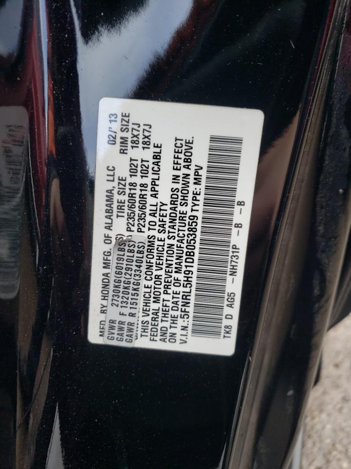 Lot #3027021812 2013 HONDA ODYSSEY TO