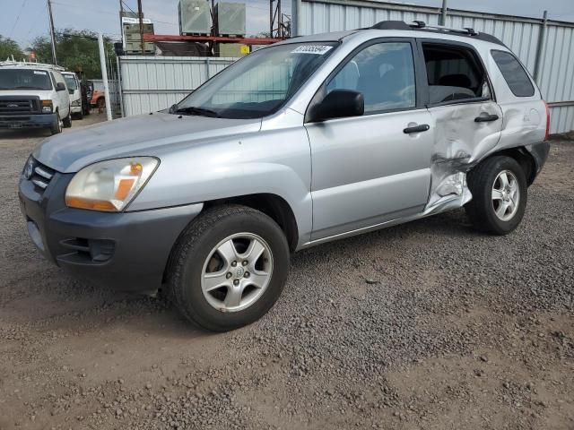 KIA SPORTAGE L 2007 silver  gas KNDJF724X77305440 photo #1