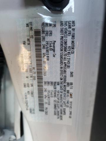 2015 FORD FOCUS S - 1FADP3E22FL369576