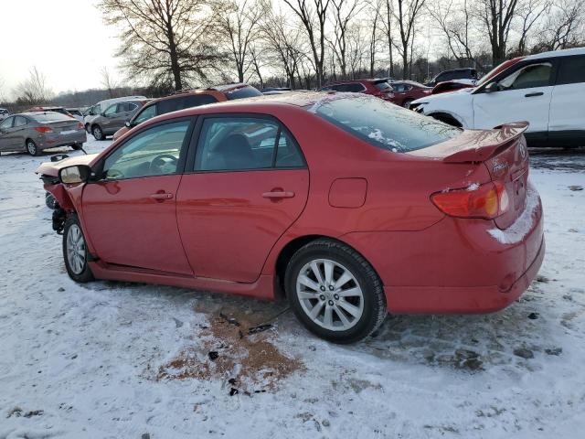 TOYOTA COROLLA BA 2010 red  gas 2T1BU4EE4AC430310 photo #3