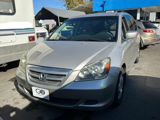 HONDA ODYSSEY EX 2007 gray  gas 5FNRL38467B087017 photo #3