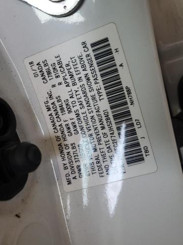 2018 HONDA CIVIC EX 2HGFC2F74JH528401