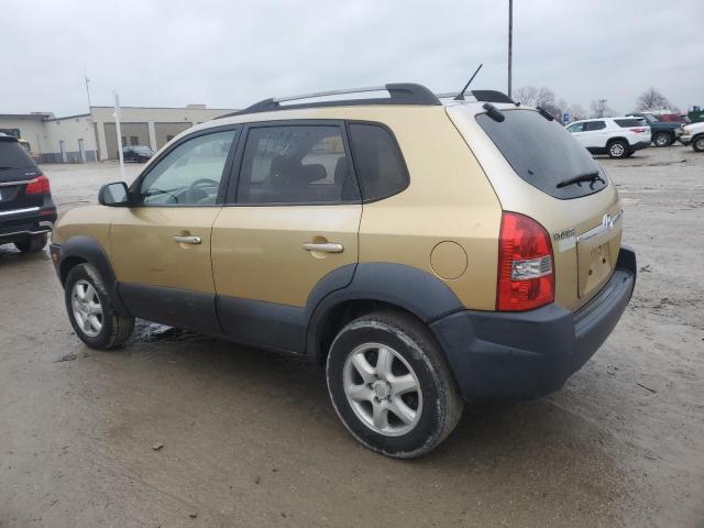 HYUNDAI TUCSON GLS 2005 gold  gas KM8JN12D15U134636 photo #3