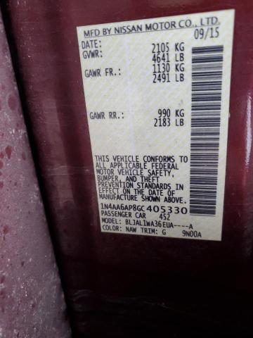 2016 NISSAN MAXIMA 3.5 - 1N4AA6AP8GC405330
