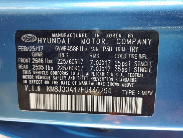 2017 HYUNDAI TUCSON LIM - KM8J33A47HU440294