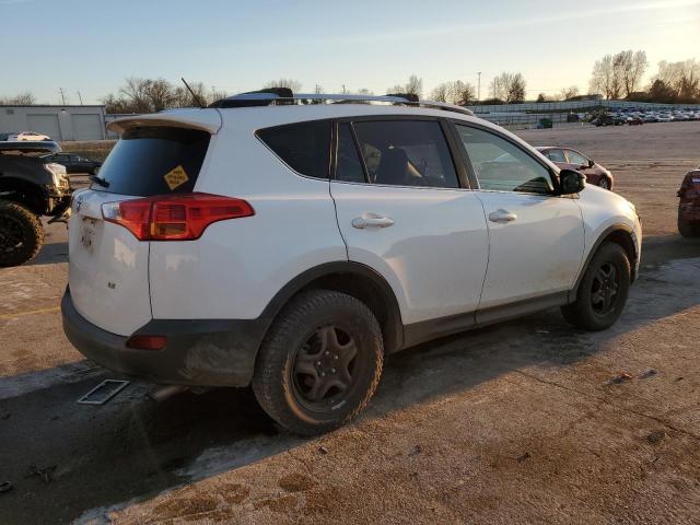 TOYOTA RAV4 LE 2015 white 4dr spor gas JTMZFREV7FD075486 photo #4