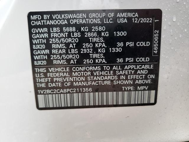 2023 VOLKSWAGEN ATLAS CROS - 1V2BC2CA8PC211356