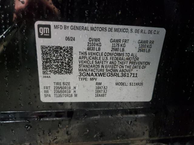 2024 CHEVROLET EQUINOX RS - 3GNAXWEG5RL361711