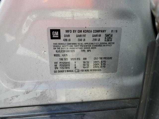 2016 BUICK ENCORE - KL4CJCSB1GB611870