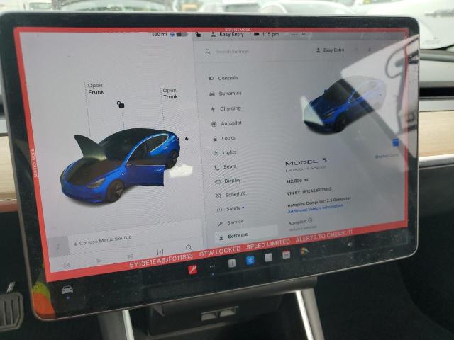 VIN 5YJ3E1EA5JF011813 2018 TESLA MODEL 3 no.9