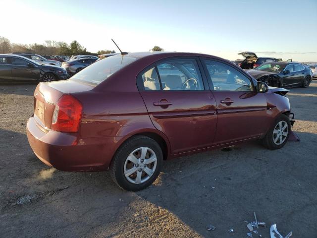 HYUNDAI ACCENT GLS 2008 maroon  gas KMHCN46C58U276181 photo #4