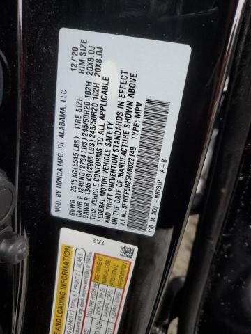 2021 HONDA PILOT SE - 5FNYF5H25MB022149