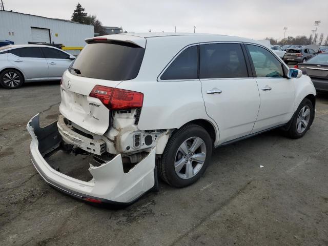 ACURA MDX TECHNO 2011 white  gas 2HNYD2H69BH515700 photo #4