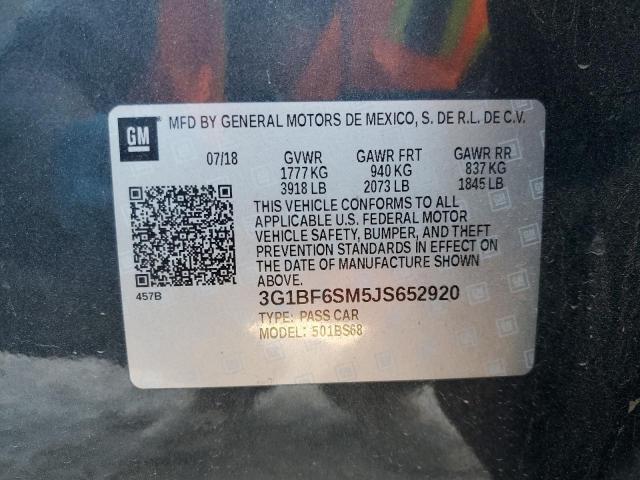 2018 CHEVROLET CRUZE PREM - 3G1BF6SM5JS652920