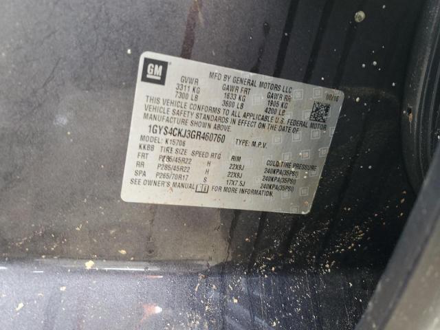 2016 CADILLAC ESCALADE P - 1GYS4CKJ3GR460760