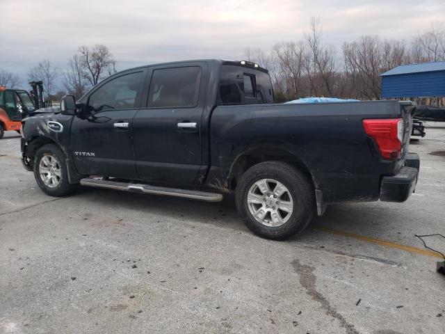 NISSAN TITAN SV 2017 black  gas 1N6AA1E53HN573496 photo #3